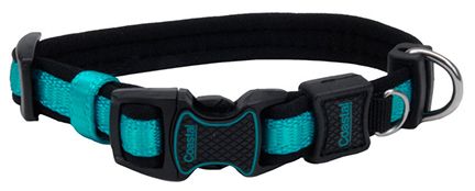 Inspire Adjustable Neoprene Collar Aqua Dog 1X1PC 5/8x8-12in