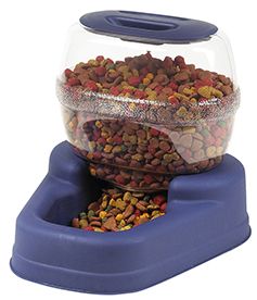 Bergan Petite Gourmet Dog Feeder Navy