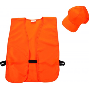 Hat & Vest Combo, Blaze Orange Hunting Continental Sports Inc. 