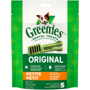 Greenies Original Trial Treat Pak 3oz Petite Dog Supplies Greenies 