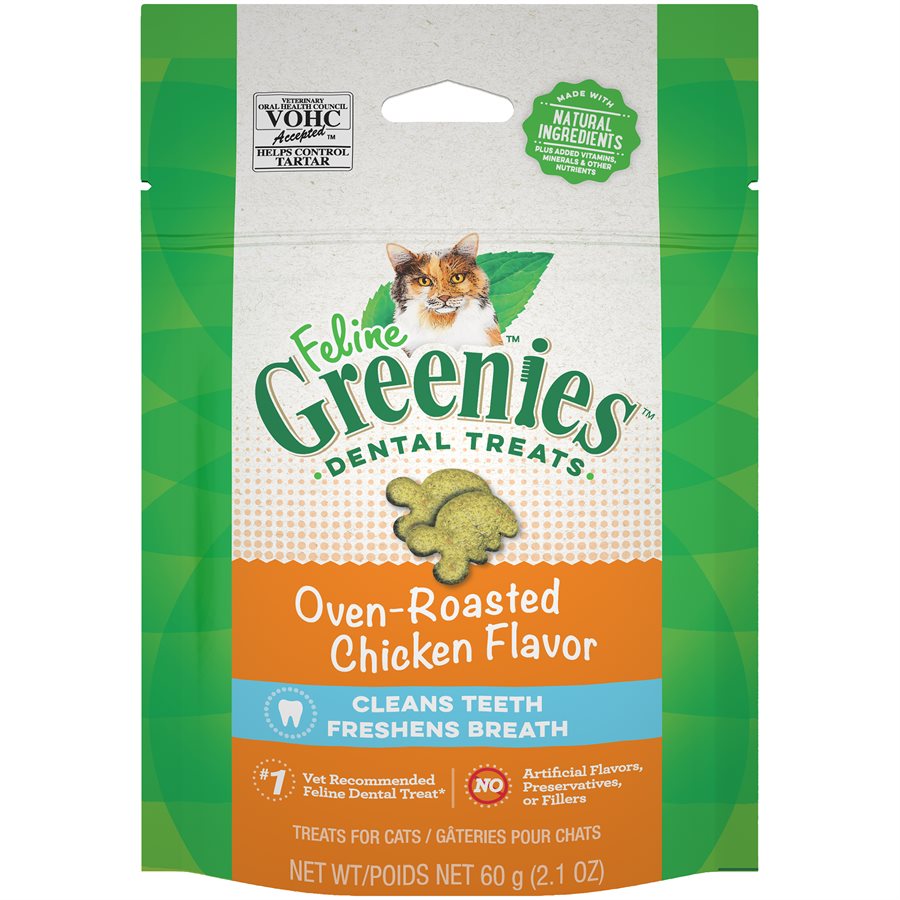 Greenies Feline Catnip Complete Dental Treat 2.1oz