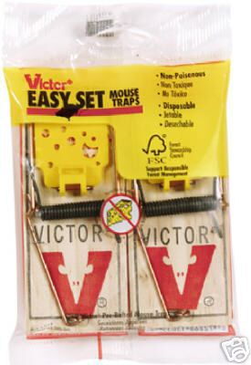 Victor Wooden Mouse Traps (2 pack)