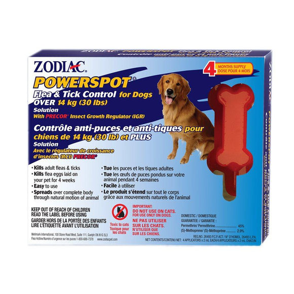POWER Spot On Dogs (Lg Breed) Dog Supplies Zodiac 