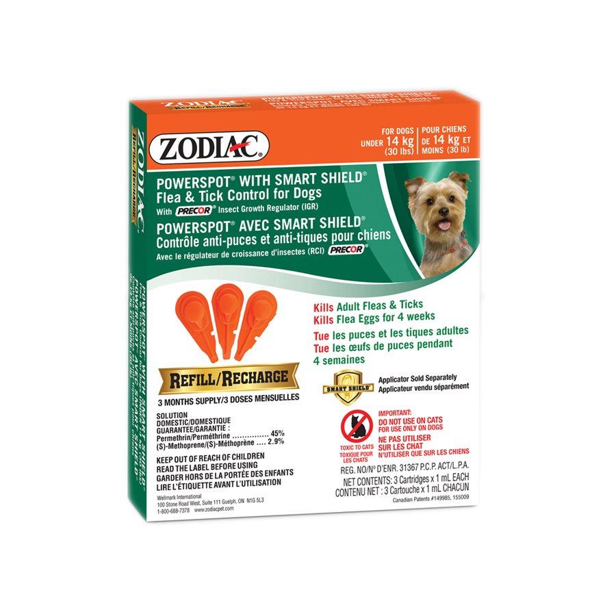 Zodiac SS Powerspot Dog Under 30lb Refill Dog Supplies Zodiac 