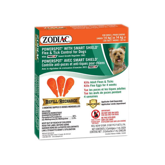 Zodiac SS Powerspot Dog Under 30lb Refill Dog Supplies Zodiac 