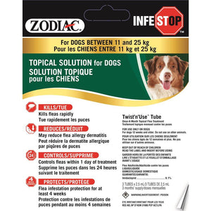 Zodiac Infestop Topical Flea Adulticide for Dogs 11KG - 25KG Dog Supplies Zodiac 