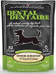Oven Baked Tradition Dental All Natural Crunchy Dog Treats 10oz
