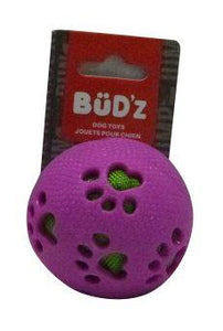 Bud'z Rubber Ball for dogs Small - Pink 2.5 in KB Depot Express 