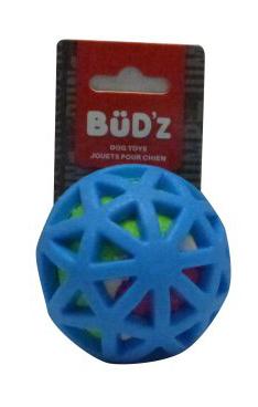 Bud'z Rubber Ball with Tennis Ball Small - Blue 2.5 in KB Depot Express 