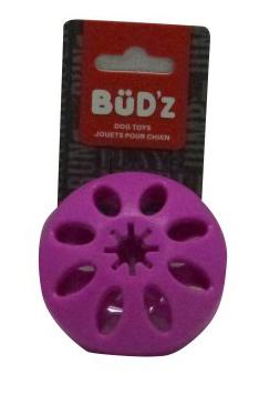 Bud'z Rubber Treat Disc Pink Dog Toy Small 2.5in KB Depot Express 