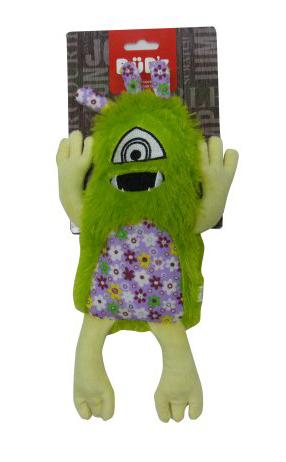 Bud'z Igor Plush Monster Dog Toy with Floral Pattern - Green 12in KB Depot Express 