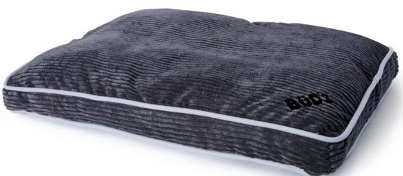 Bud-Z Corduroy Bed Grey Dog 35x23in