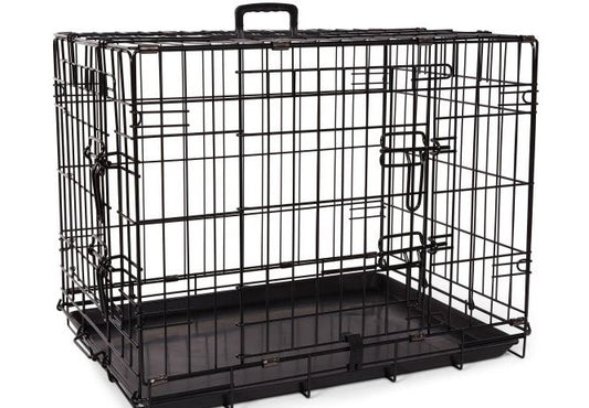 Bud-Z Deluxe Crate Double Doors Dog 24in