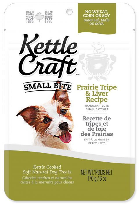 Kettle Craft Prairie Tripe and Liver Small Bite Dog 1X170G
