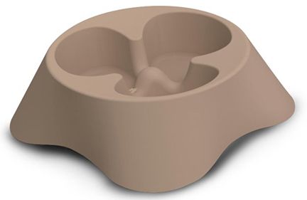 Bergamo Slow Feeder Bowl Nuvola Mocaccino Dog Bowl