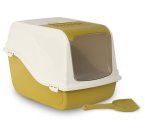 Bergamo Litter Pan Ariel Top Free Mustard