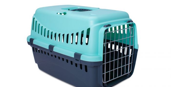 Bergamo Gipsy Large Metal Door Pet Carrier Light Blue Dog 1X1PC 58x38x38cm