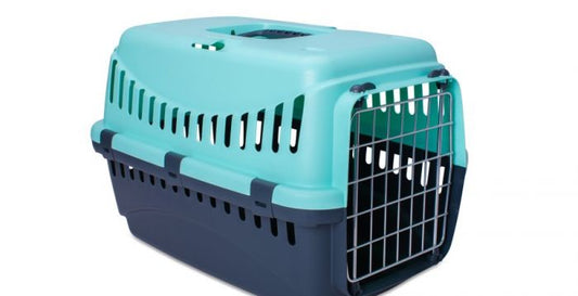 Bergamo Gipsy Large Metal Door Pet Carrier Light Blue Dog 1X1PC 58x38x38cm