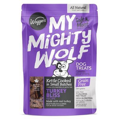 Waggers My Mighty Wolf Turkey 150g Dog Food Waggers Pet Products 