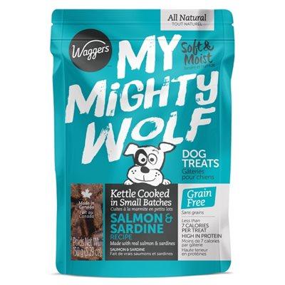Waggers My Mighty Wolf Salmon 150g Dog Food Waggers Pet Products 