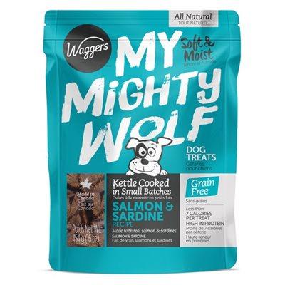 Waggers My Mighty Wolf Salmon 454g Dog Food Waggers Pet Products 