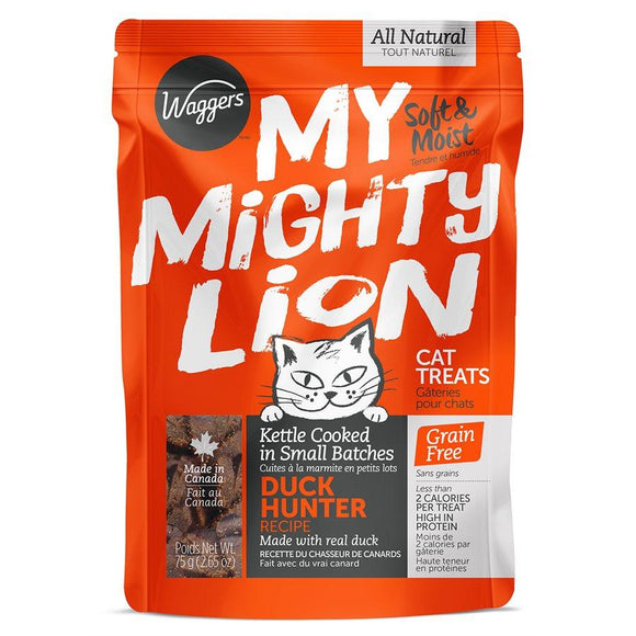 Waggers My Mighty Lion Duck 75g Cat Supplies Waggers Pet Products 