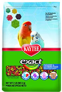 Kaytee Exact Parakeet Lovebird Rainbow 2lb Bird Seed Lei's Pet 