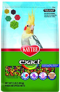 Kaytee Exact Cockatiel Rainbow Bird 3LB