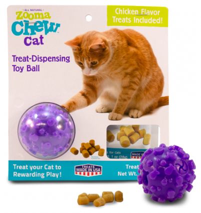 Zooma Chew Treat Dispensing Cat Ball