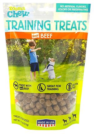 Zooma Chew Beef Training Treats Dog Treats 11oz