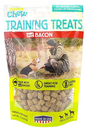 Zooma Chew Bacon Training Treats Dog 11oz