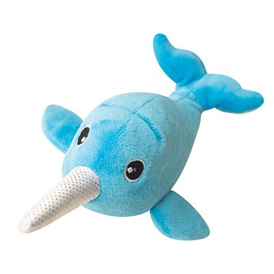 Snugarooz Baby Nikki Narwhal Dog Toy 5in