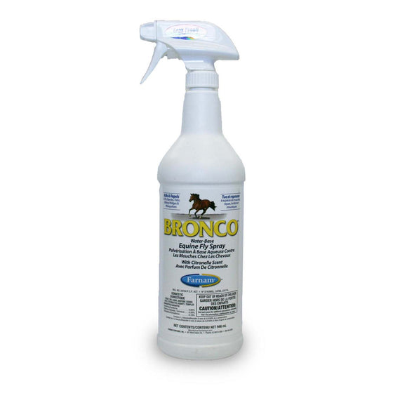 Bronco Water-Base Equine Fly Spray 946mL