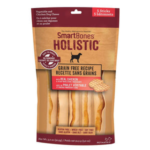 Spectrum SmartBones Holistic Grain Free Sticks 5 Pack Dog Supplies Spectrum Brands 