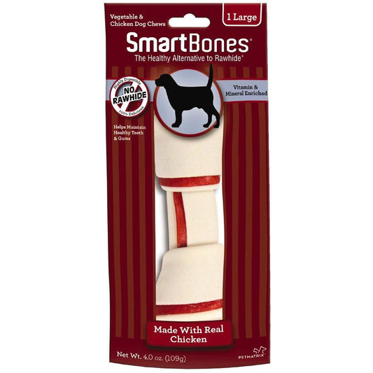 Spectrum Smart Bones Chicken Large 1 Pack Dog Food Spectrum Brands 