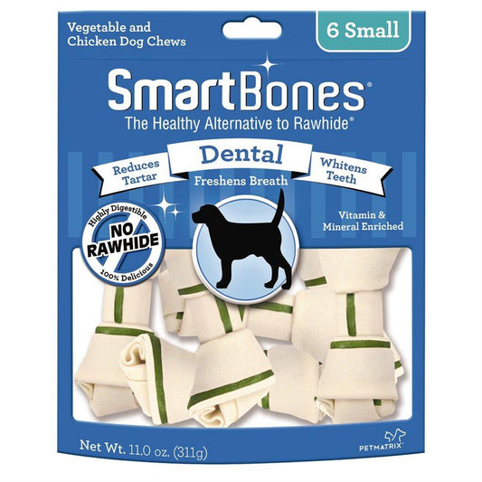 Spectrum Smart Bones Dental Small 6 Pack Dog Food Spectrum Brands 