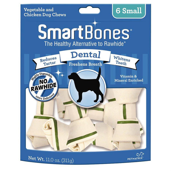 Spectrum Smart Bones Dental Small 6 Pack Dog Food Spectrum Brands 
