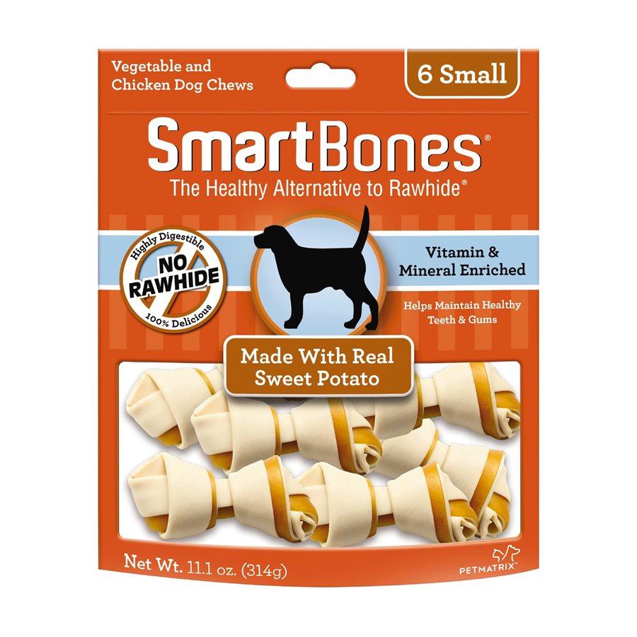Spectrum Smart Bones Sweet Potato Small 6 Pack Dog Food Spectrum Brands 