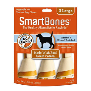 Spectrum Smart Bones Sweet Potato Large 3 Pack Dog Food Spectrum Brands 