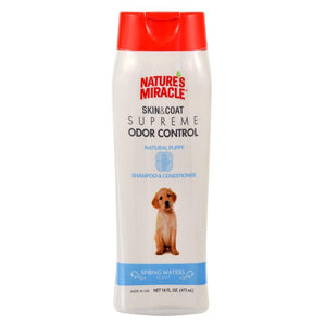 UPG Nature's Miracle Supreme Odor Control Puppy Shampoo 16oz Dog Supplies Spectrum Brands 