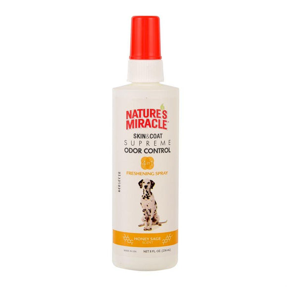 UPG Nature's Miracle Supreme Odor Control Spray Honey Sage 8oz Dog Supplies Spectrum Brands 