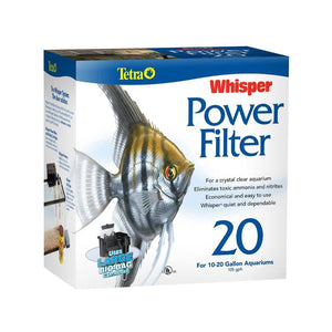 Spectrum Tetra Whisper 20 Power Filter 105 GPH Aquatic Spectrum Brands 