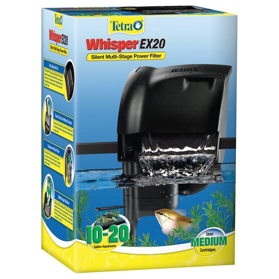 Tetra Whisper EX 20 Power Filter 10 - 20 Gallons Aquatic Spectrum Brands 