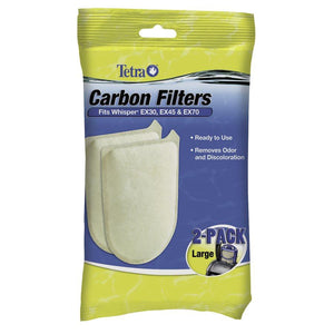 Tetra Whisper EX Carbon Filter Large 2-Pack Aquatic Spectrum Brands 