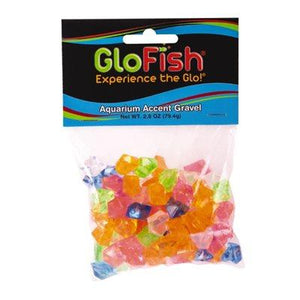 Spectrum GloFish Gravel Accent Multicolored Gems Aquatic Spectrum Brands 