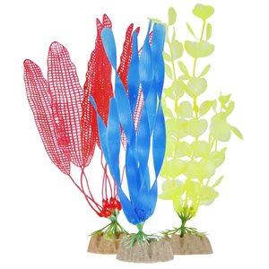 Spectrum GloFish Plants Medium/Large 3-Pack Aquatic Pet Science 