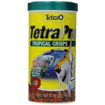 Spectrum Tetra PRO Fish Food Tropical Crisps 6.7oz Aquatic Spectrum Brands 