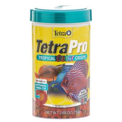 Spectrum Tetra PRO Fish Food Tropical Color Crisps 2.65oz Aquatic Spectrum Brands 