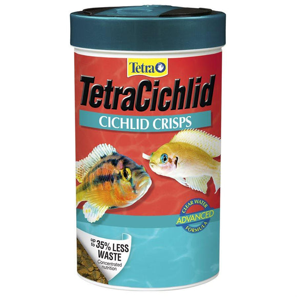 Tetra Cichlid Crisps 3.28oz Aquatic Spectrum Brands 