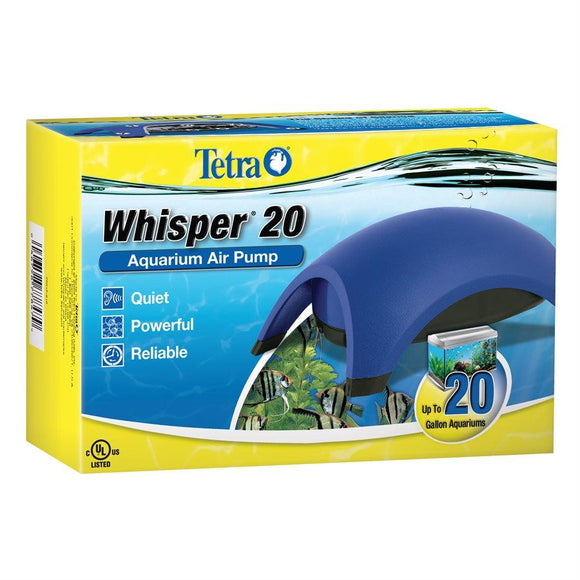 Tetra Whisper Air Pump 020 (UL) up to 20 Gallons Aquatic Spectrum Brands 